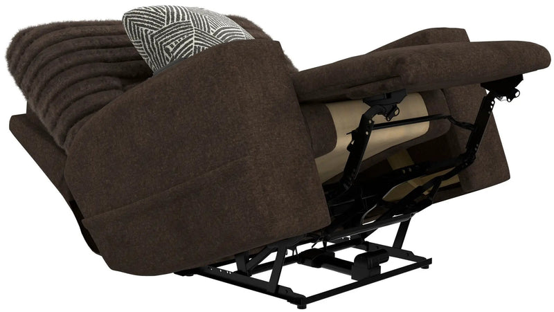 Zen - Power Recliner With CR3 Heat / Massage / Zero Gravity - Chocolate by Unique Piece Furniture
