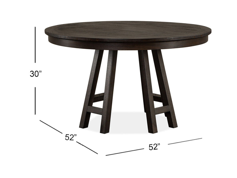 Westley Falls - Round Dining Table - Graphite, photo 7 of 7