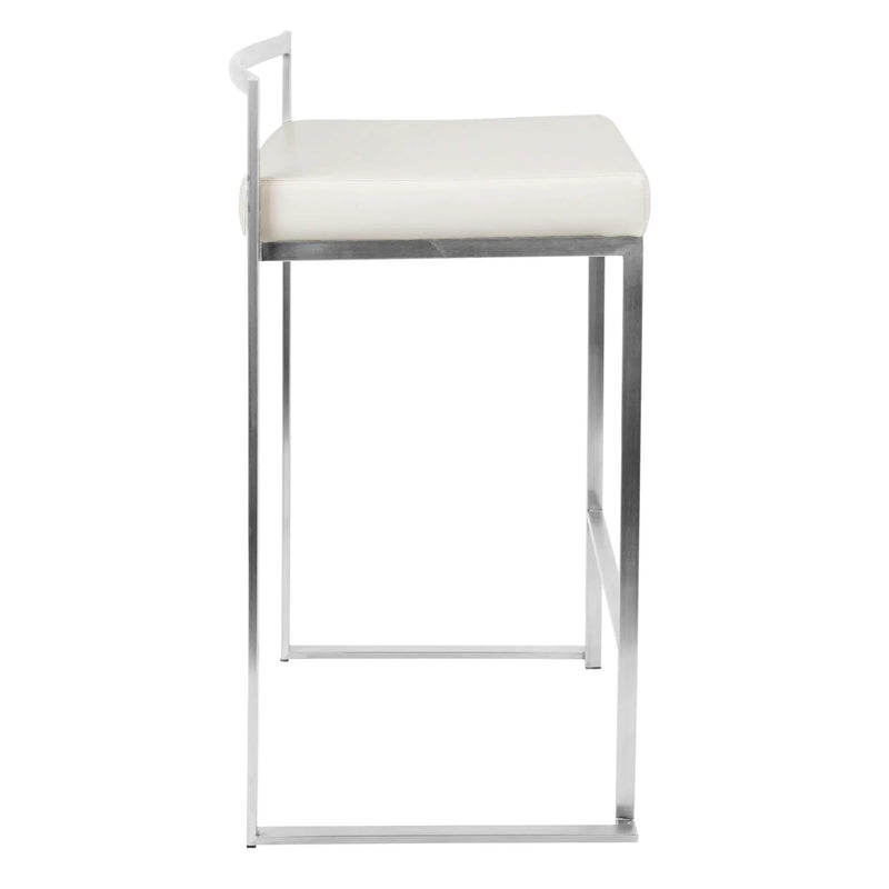 Fuji - Contemporary, Stackable Elegant Counter Stool (Set of 2) by Unique Piece Furniture