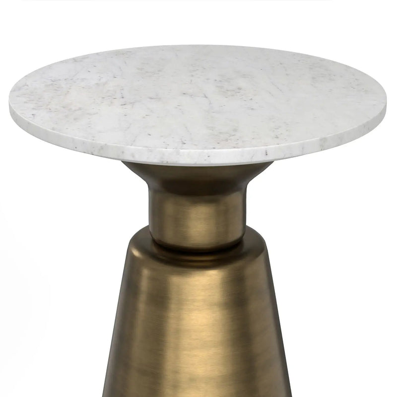 Leyla - Side Table - Antique Brass by Unique Piece Furniture
