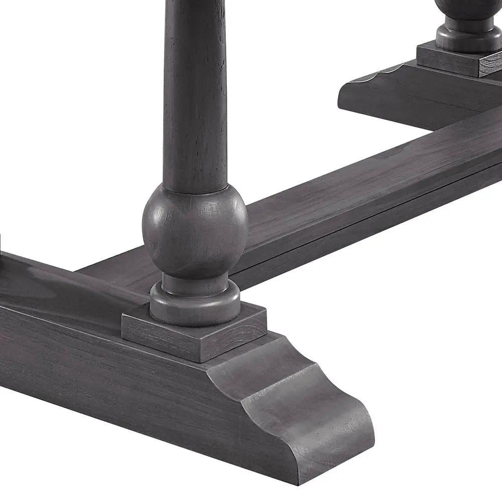 Yabeina - Dining Table - Marble Top Top & Gray Oak by Unique Piece Furniture