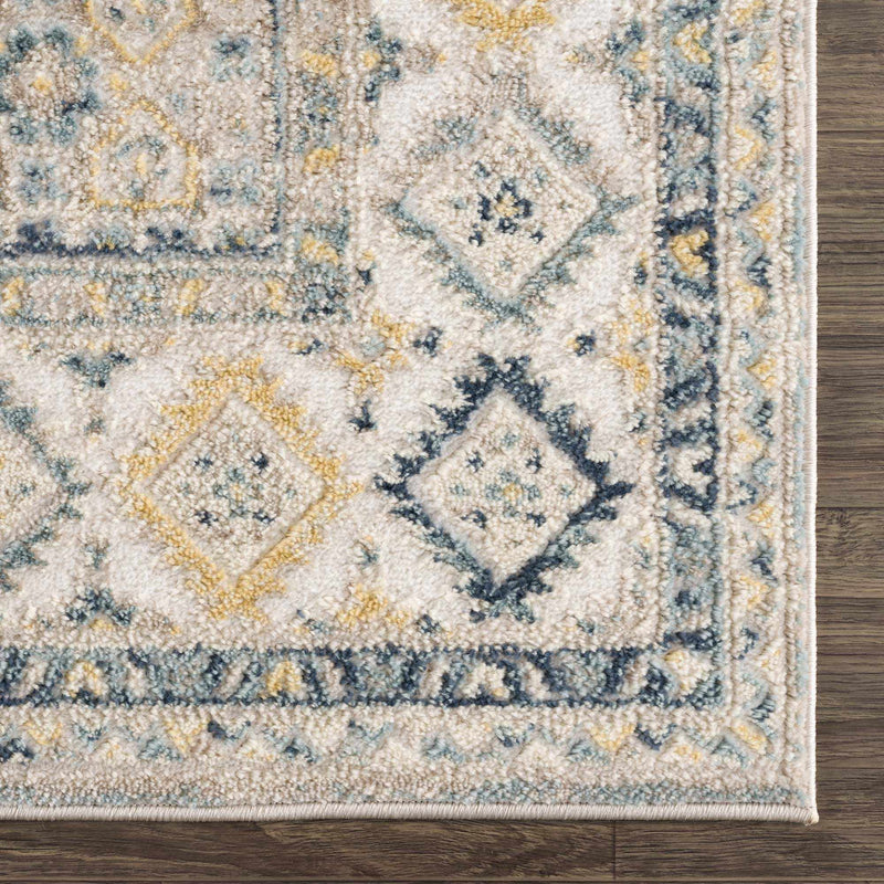 Brend Blue Medallion Area Rug - Clearance by Boutique Rugs