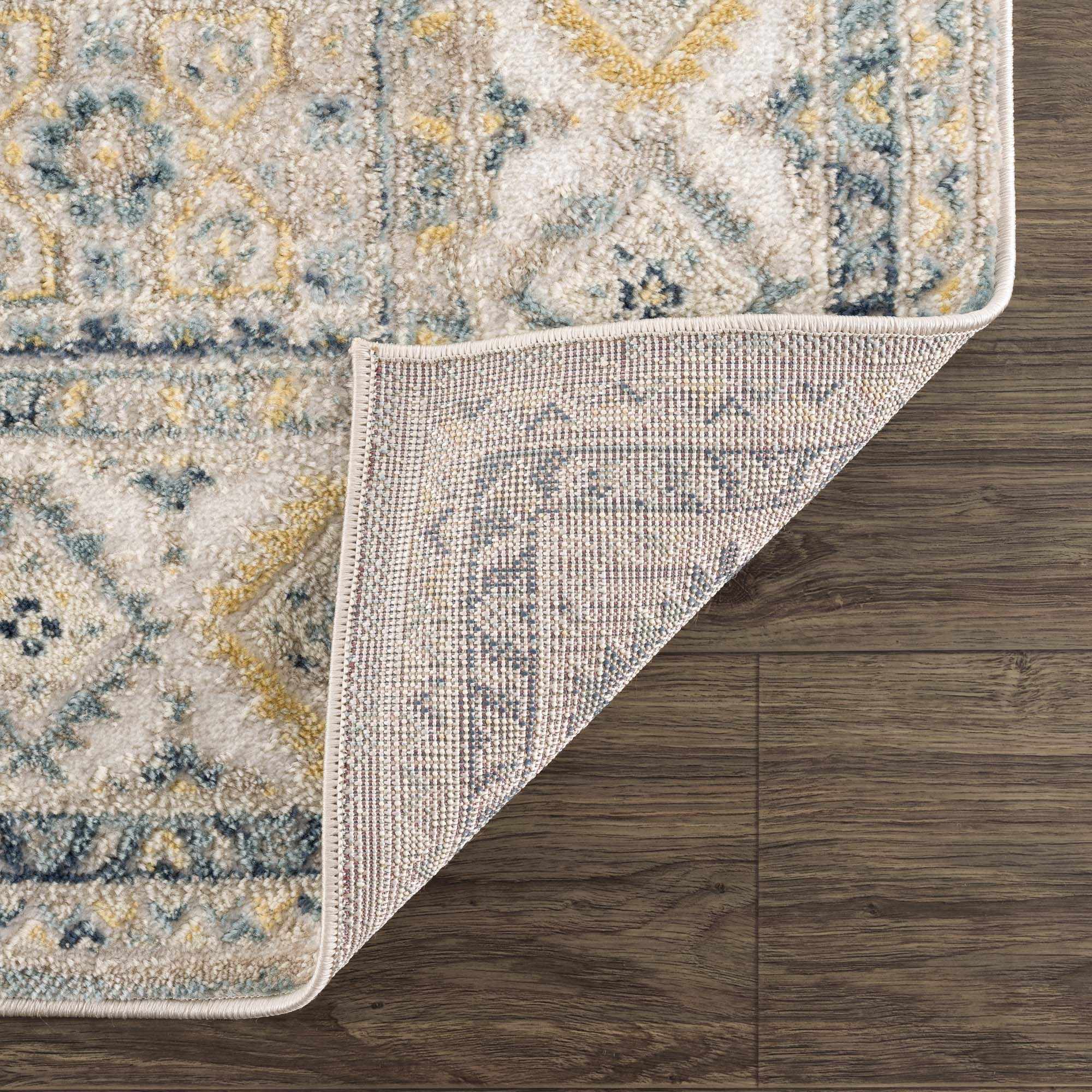 Brend Blue Medallion Area Rug by Hauteloom
