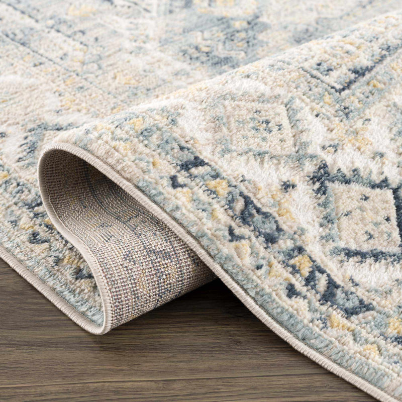 Brend Blue Medallion Area Rug - Clearance by Boutique Rugs