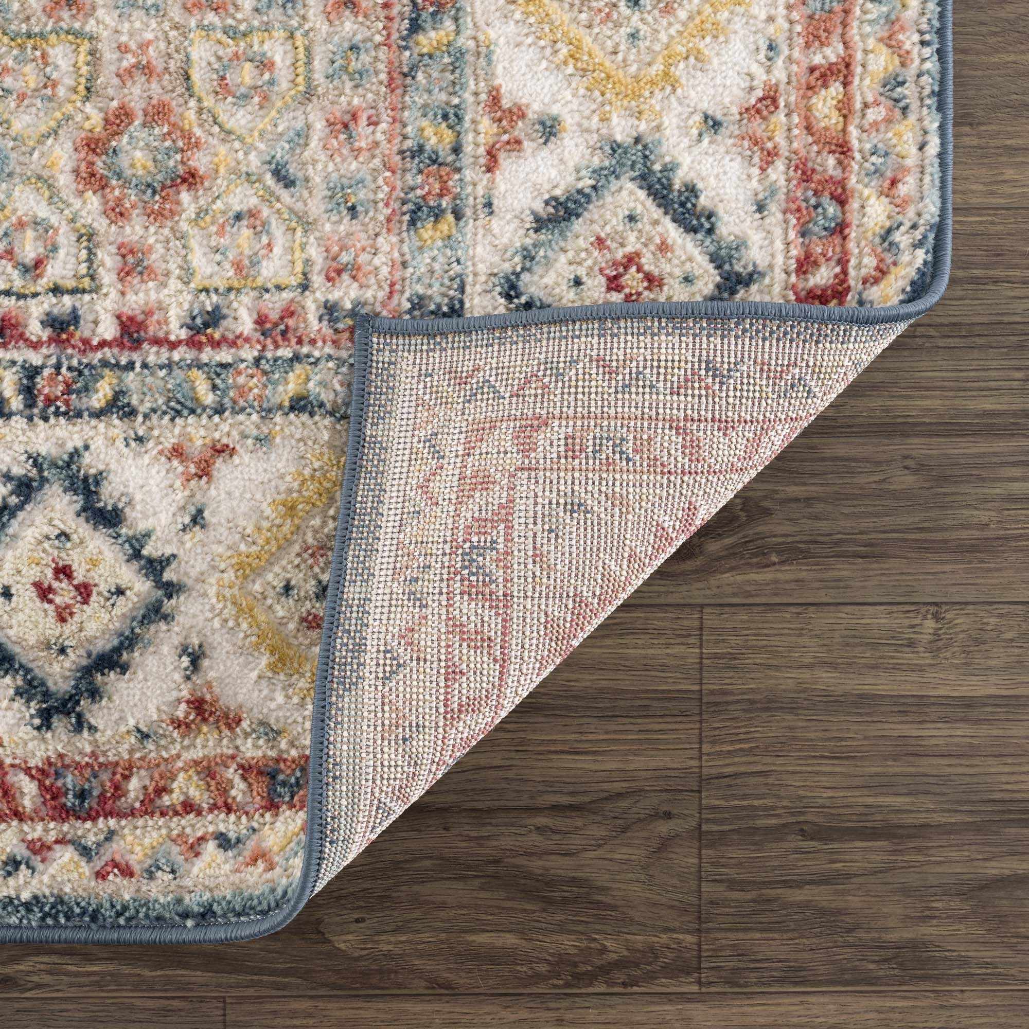 Brend Rust Medallion Area Rug by Hauteloom
