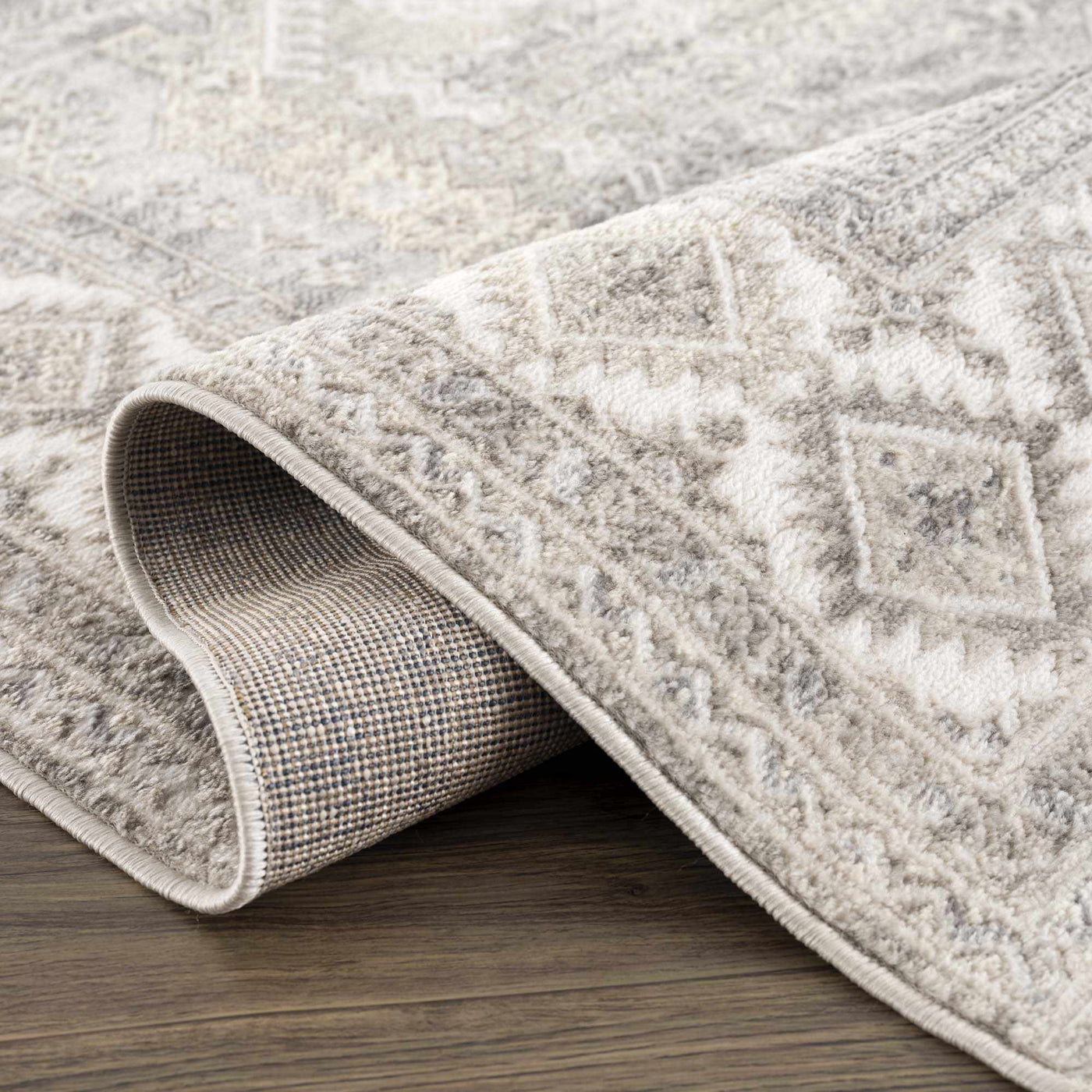 Brend Taupe Medallion Area Rug - Clearance by Boutique Rugs