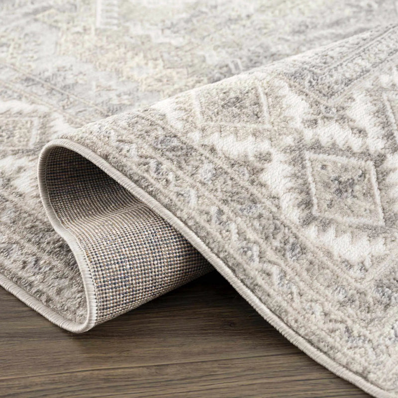 Brend Taupe Medallion Area Rug - Clearance by Boutique Rugs