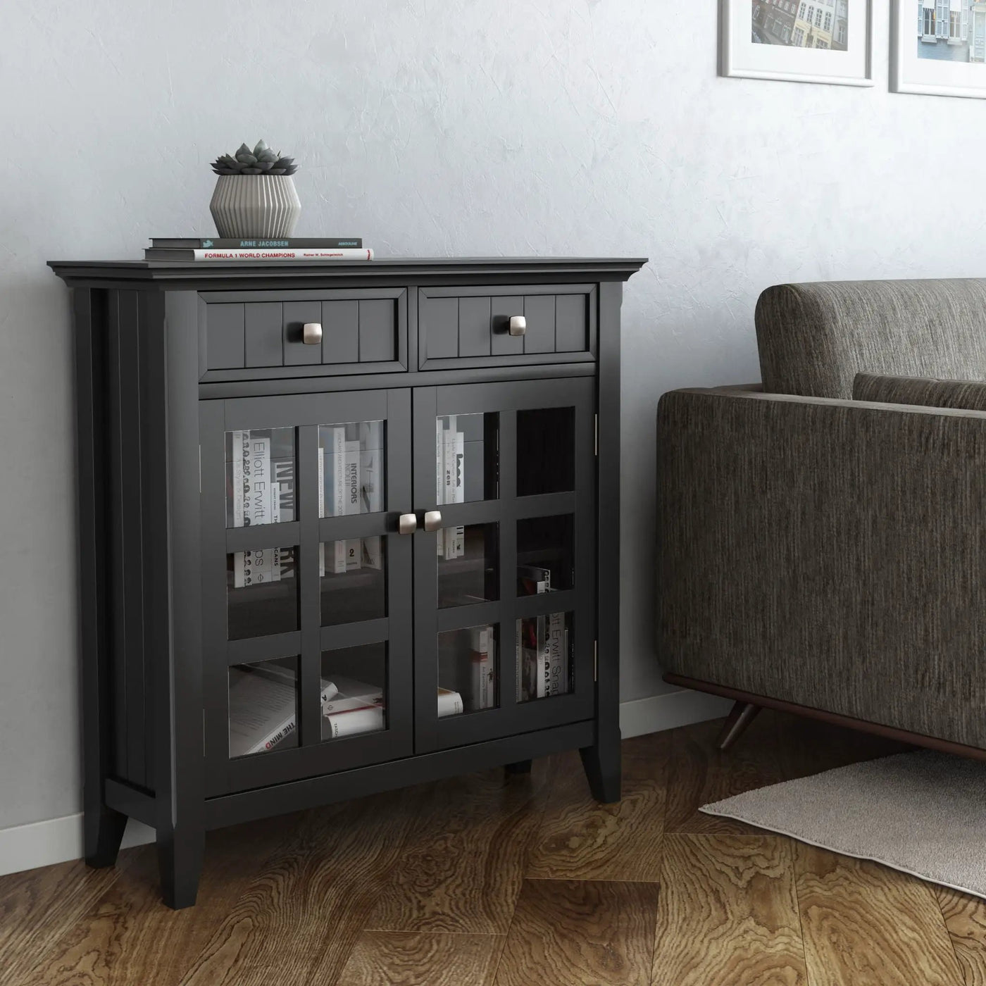 Acadian - Handcrafted Entryway Storage Cabinet by HouseOfZazla