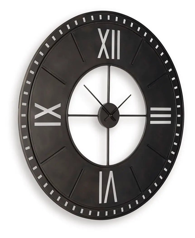 Lytle - Wall Clock - Antique Brown by Unique Piece Furniture