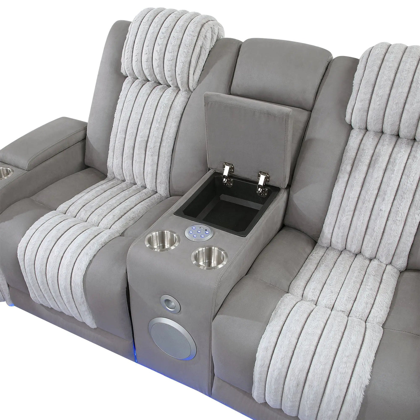 Duran - Power Reclining Loveseat With Power Headrest by HouseOfZazla