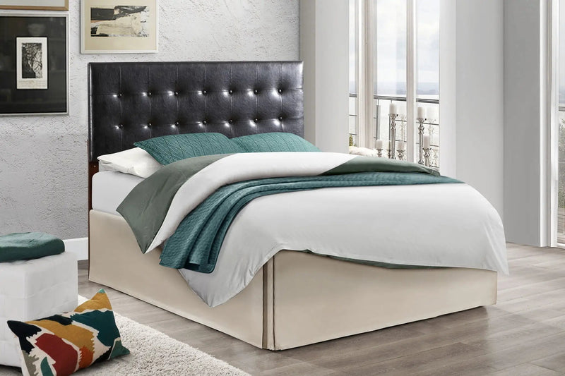 Versatile Adjustable Headboard - Black by Unique Piece Furniture