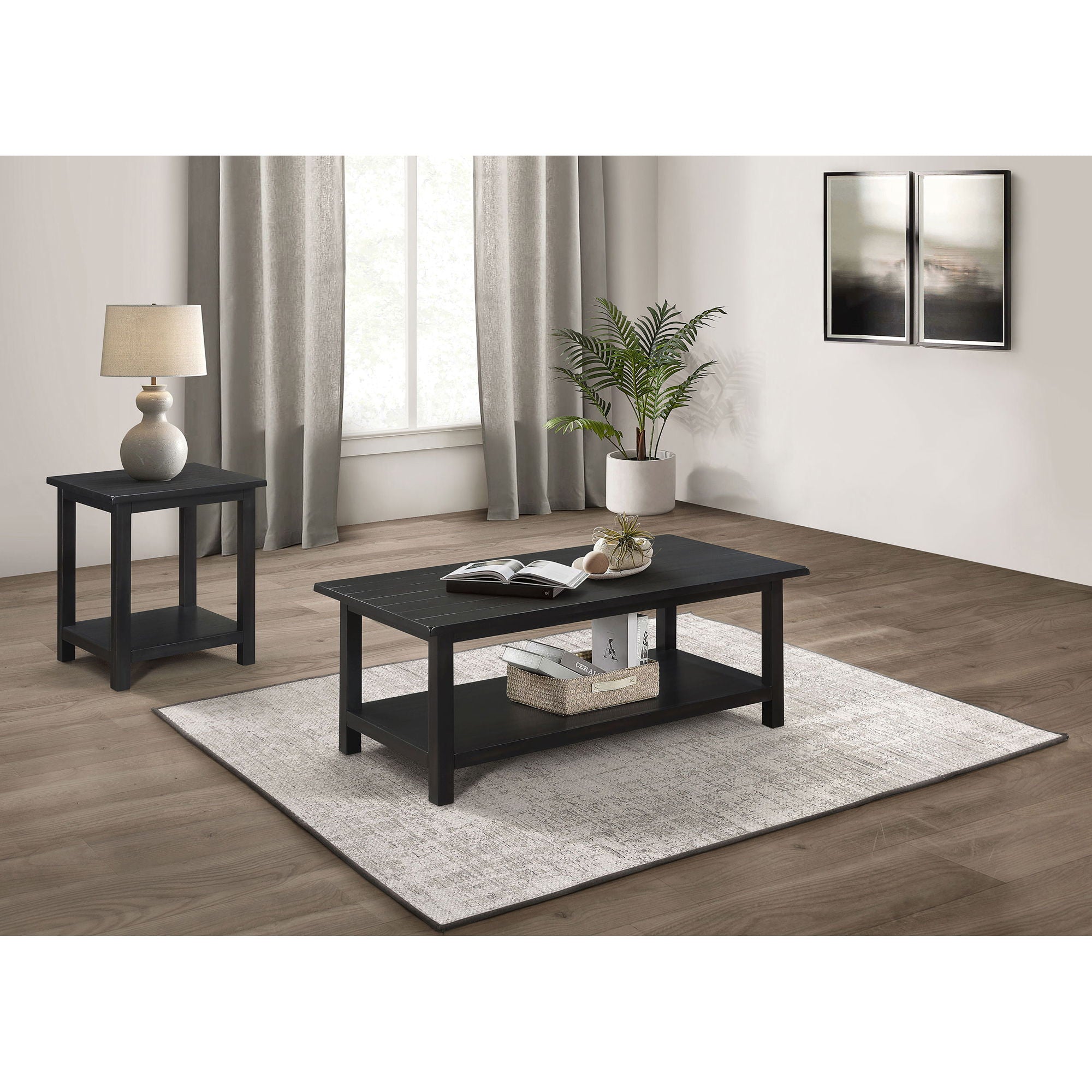 Castleton - Coffee And End Table Set With Storage by HouseOfZazla