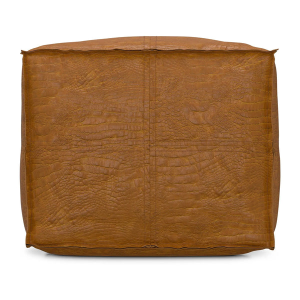 Brody - Square Pouf - Tan