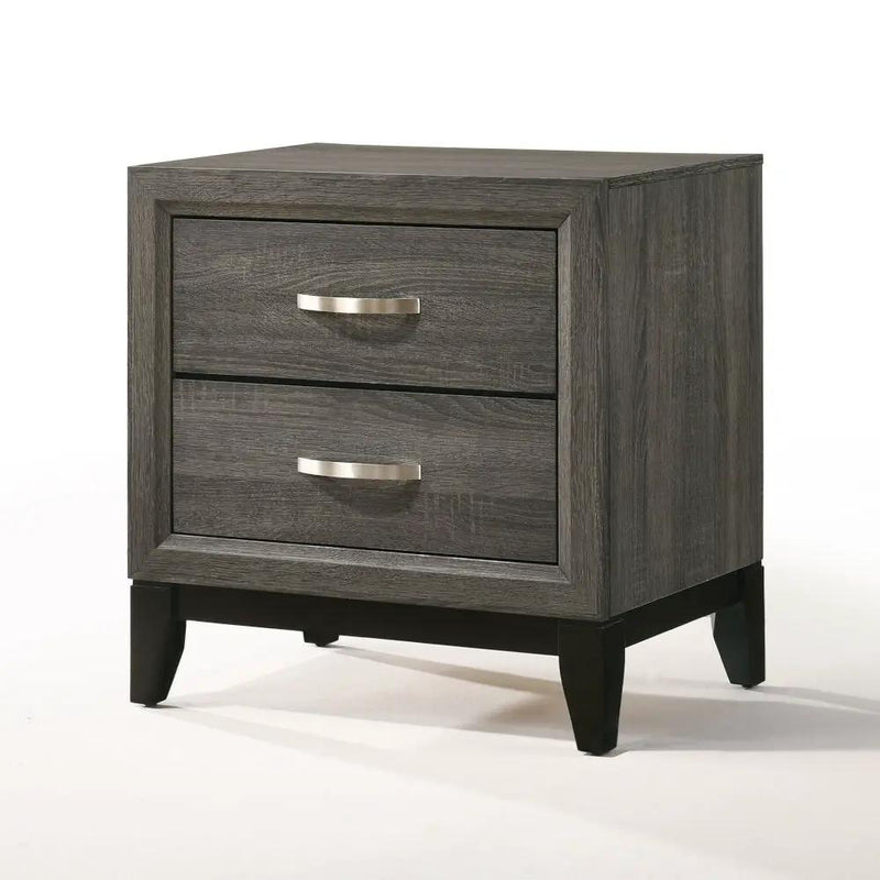 Valdemar - Nightstand - Weathered Gray by Unique Piece Furniture