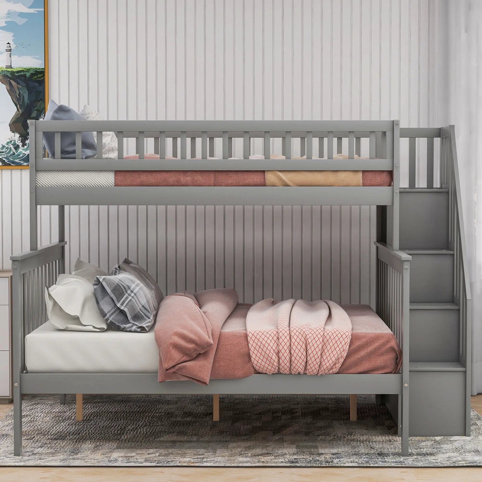 Bunk Bed With Staircase by Unique Piece Furniture