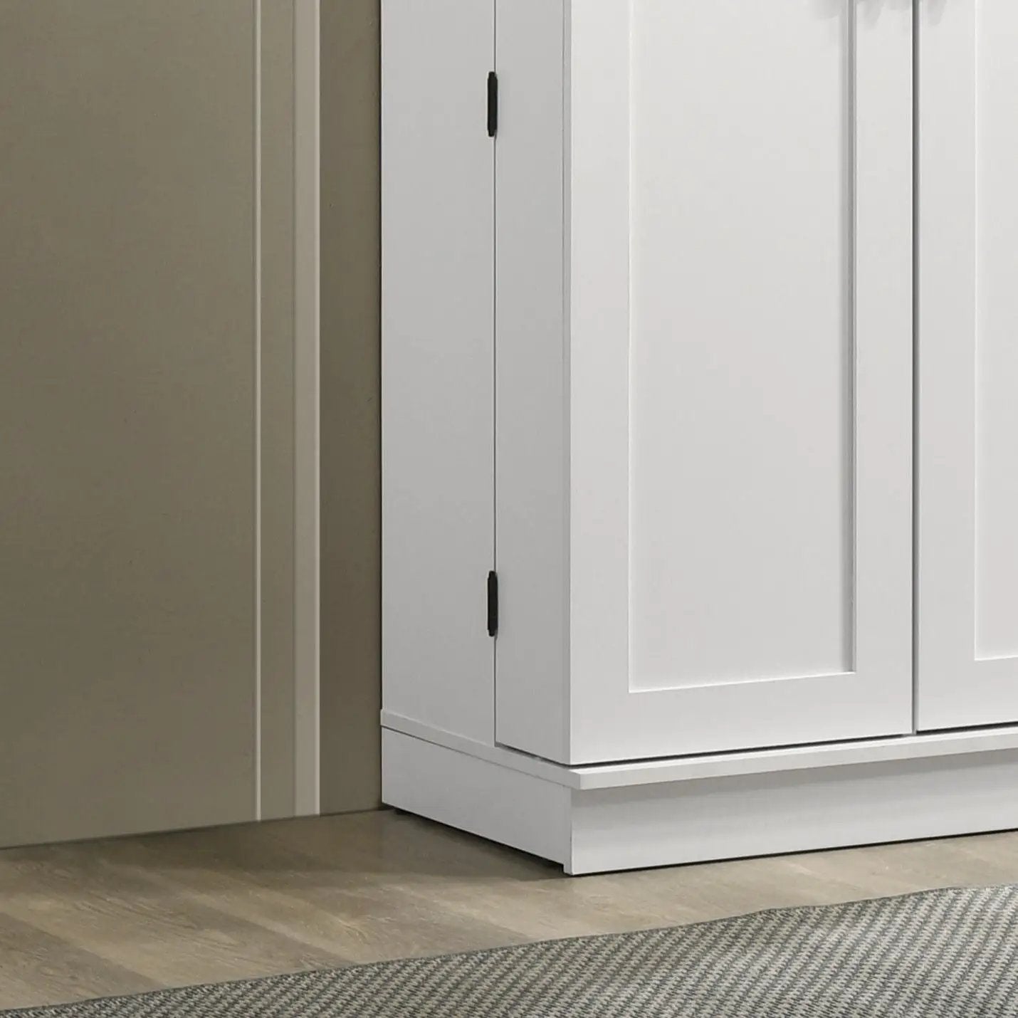 Lincoln - Storage Cabinet With Swing Out Storage Door - White by HouseOfZazla