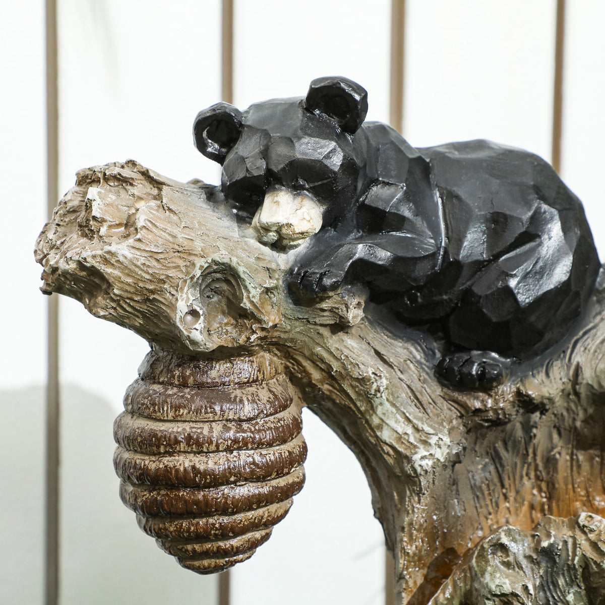 Resin Bear and Beehive 3 Tier Outdoor Fountain 22 Inch, photo 7 of 8