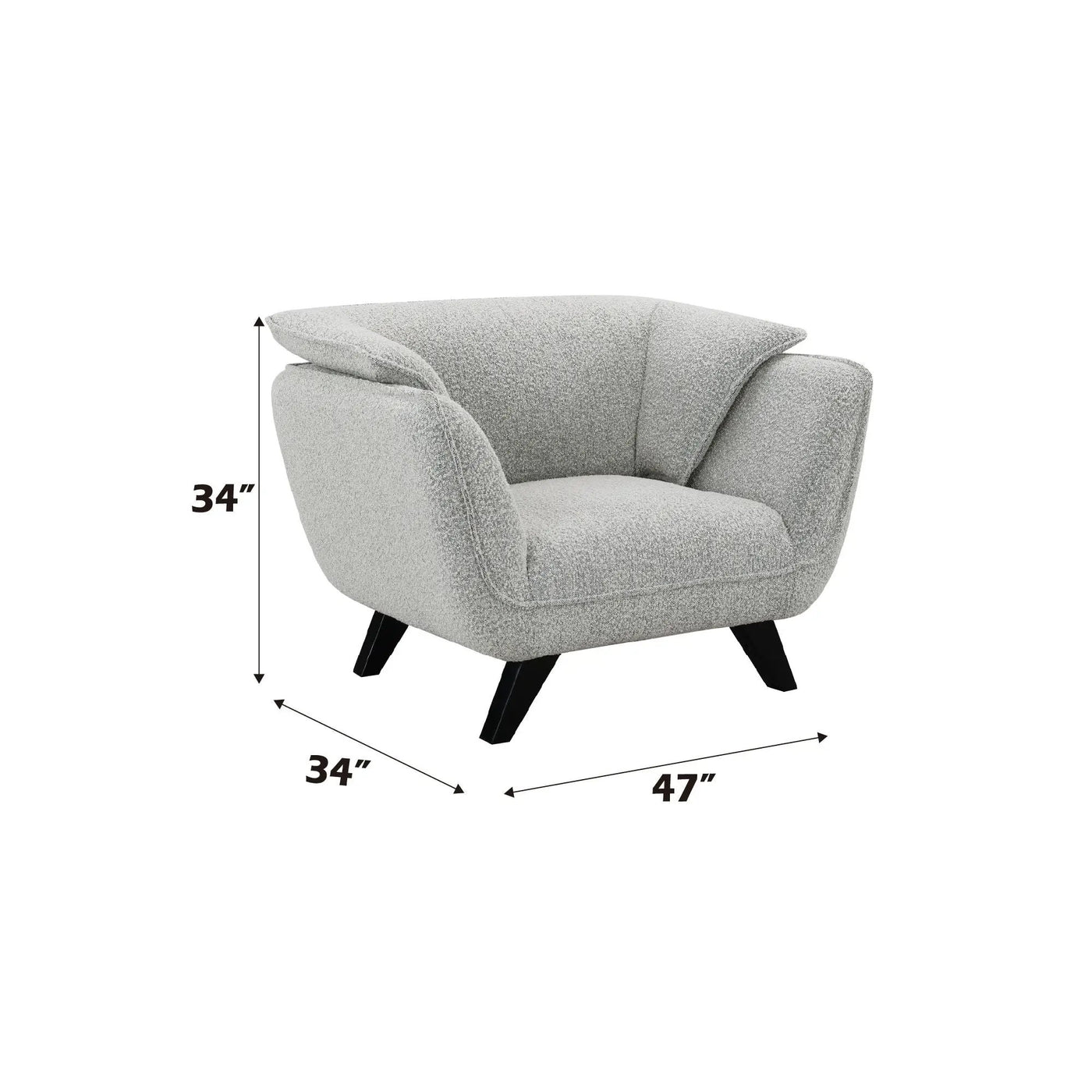 Nayeli Boucle Chair by HouseOfZazla