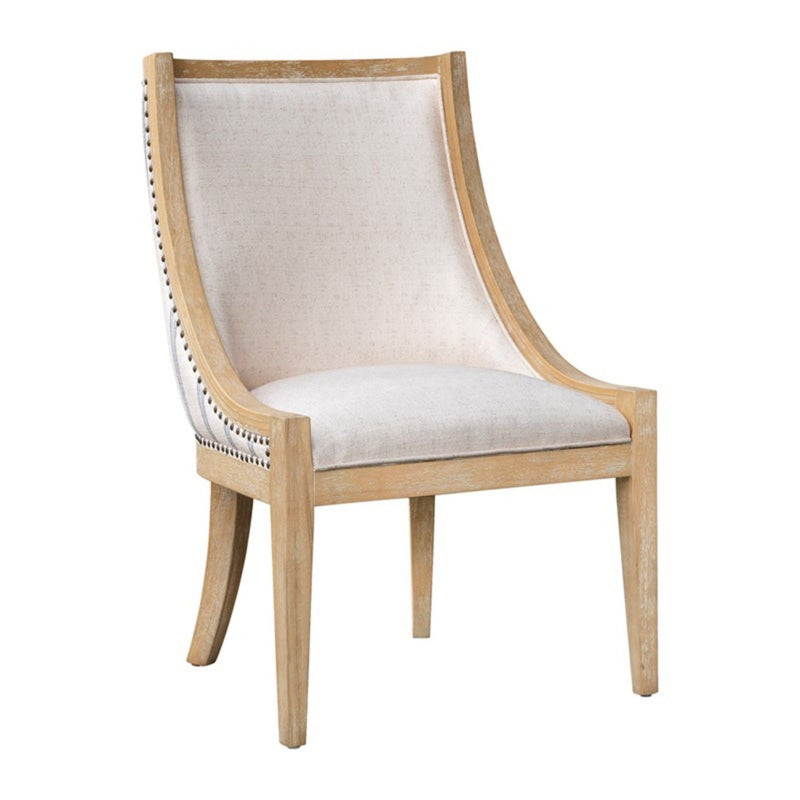 Upholstered Dining Chair With Nailhead Trim by HouseOfZazla