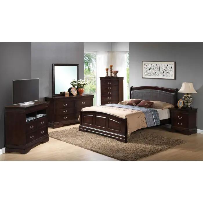 Panel Sleigh Bed Elegantly Crafted by Unique Piece Furniture
