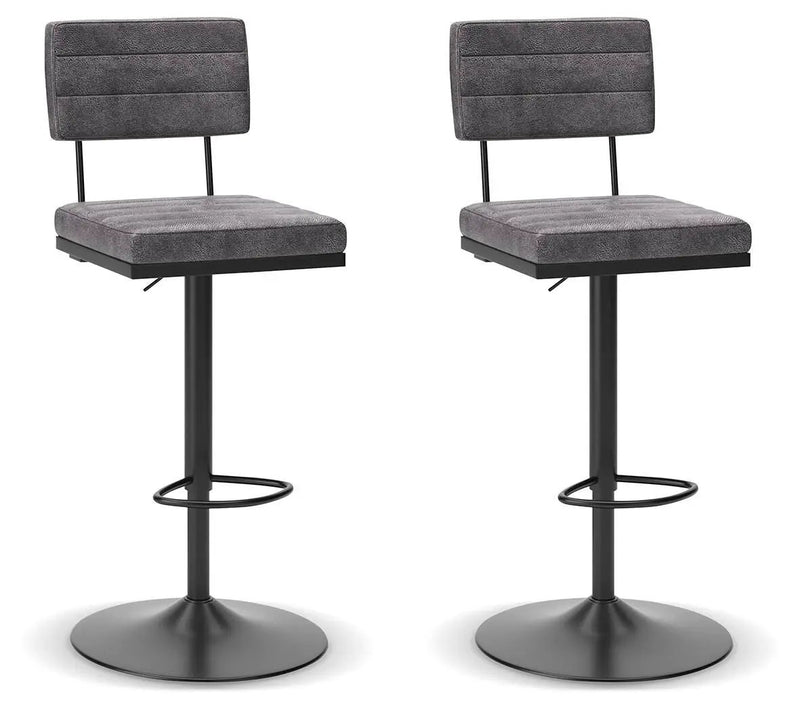 Strumford - Tall Swivel Barstool (Set of 2) by Unique Piece Furniture