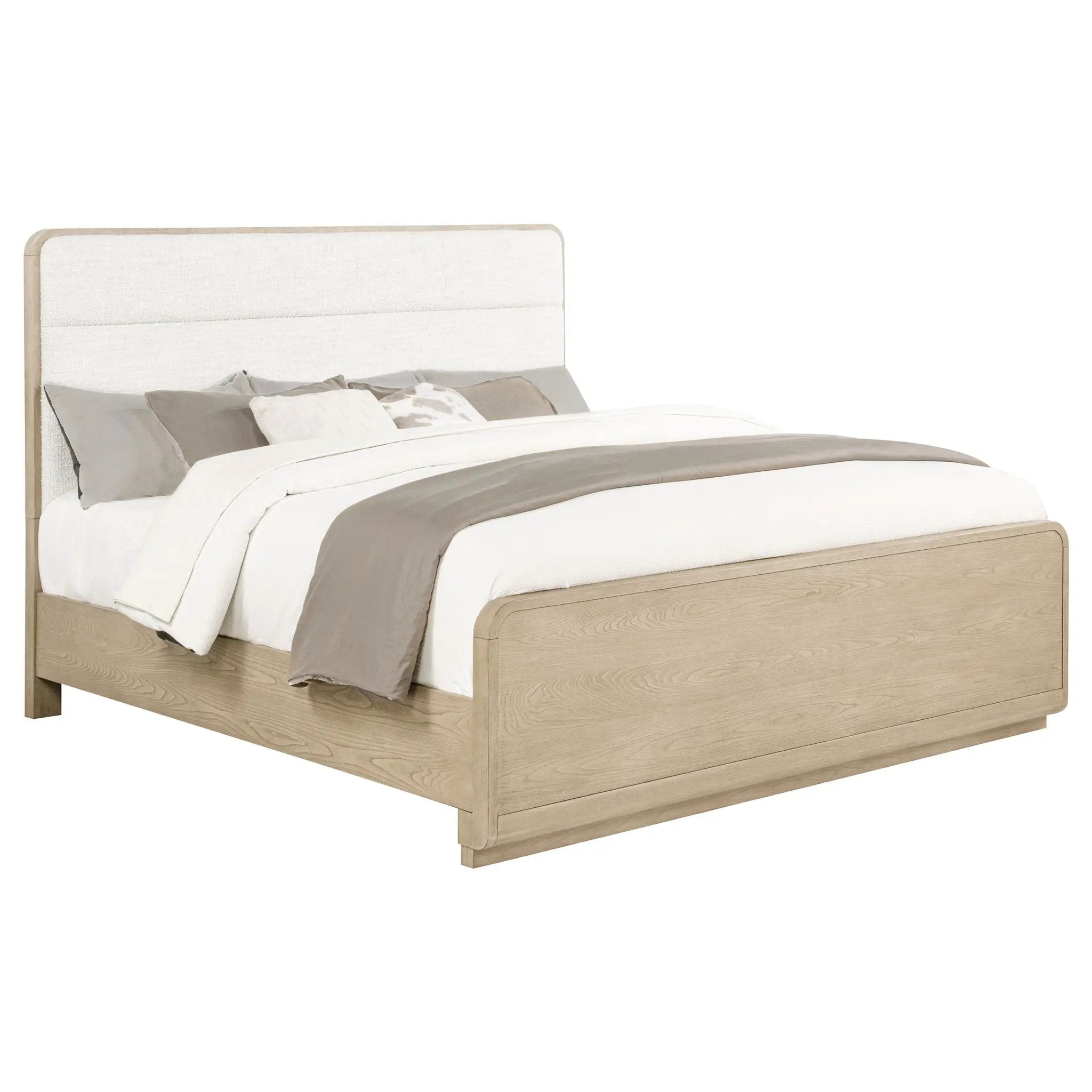 Ladera 56-inch Eastern King Panel Bed Light Elm by Unique Piece Furniture