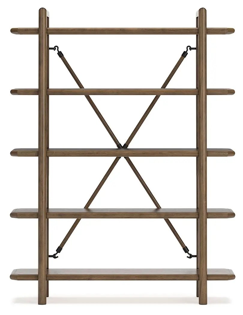 Roanhowe - Bookcase - Brown by Unique Piece Furniture