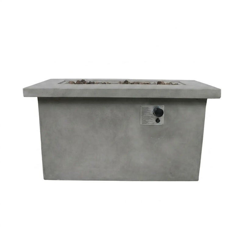 Propane / Natural Gas Outdoor Fire Pit Table - Gray by Unique Piece Furniture