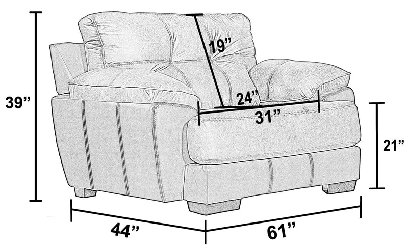 Drummond - Chair 1/2 by Unique Piece Furniture
