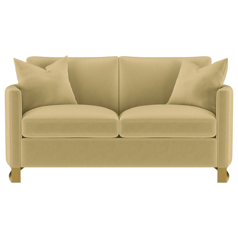 Corliss 3-piece Velvet Upholstered Sofa Set Camel by Unique Piece Furniture