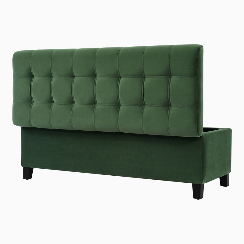 Upholstered Storage Ottoman Bench, Foot Rest For Bedroom by HouseOfZazla