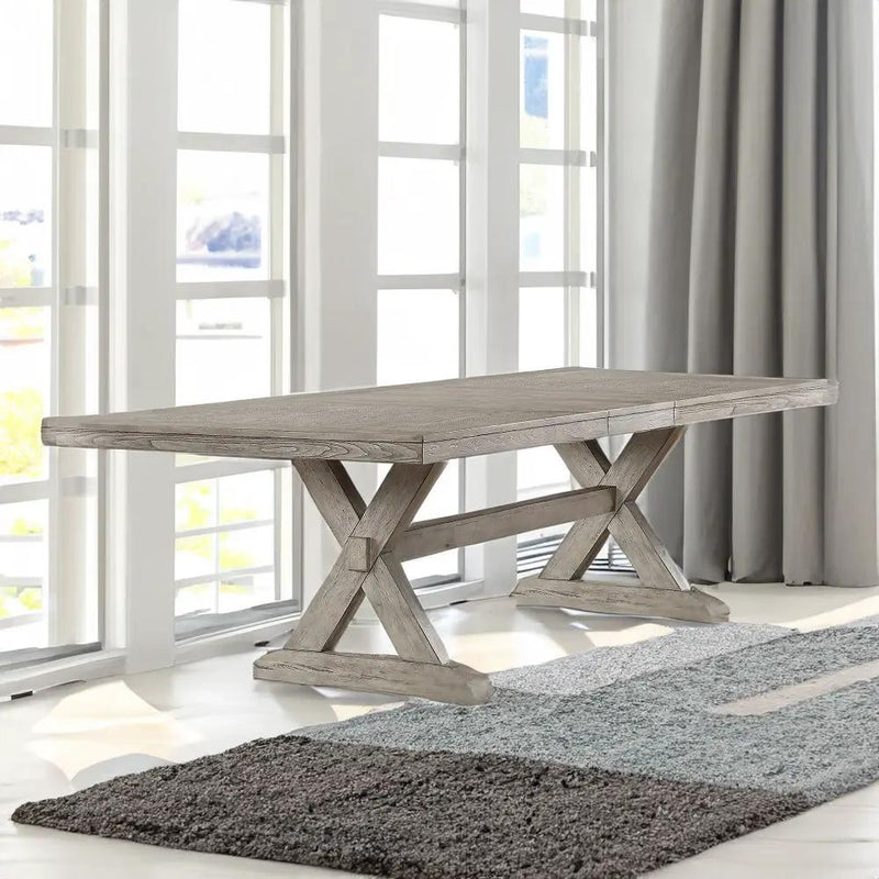Rocky - Dining Table - Gray Oak by Unique Piece Furniture