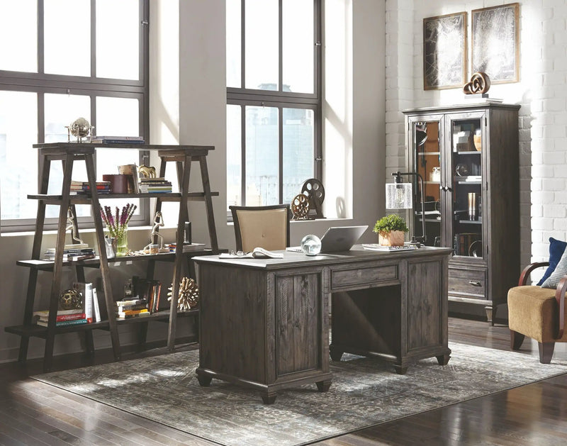 Sutton Place - Executive Desk - Weathered Charcoal, photo 5 of 6