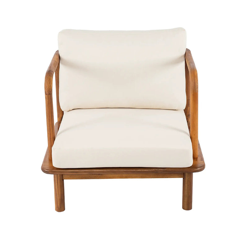 Canape Acacia Club Chair with Water-Repellent Cushion by HouseOfZazla
