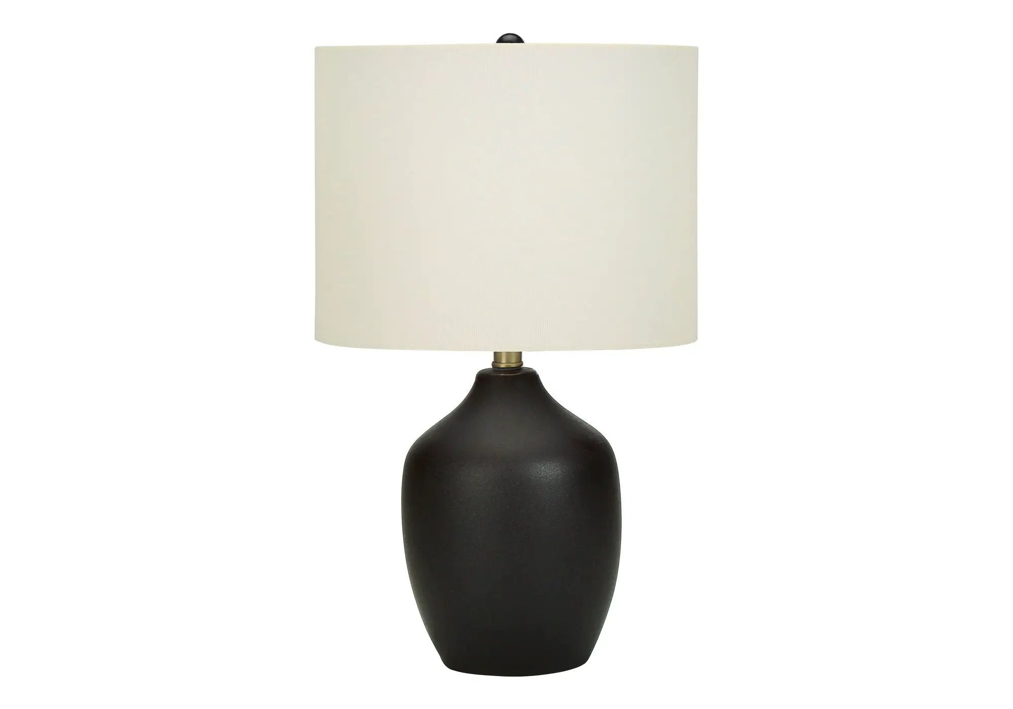 Lighting, Table Lamp, Ceramic, Transitional - Black / Cream by HouseOfZazla
