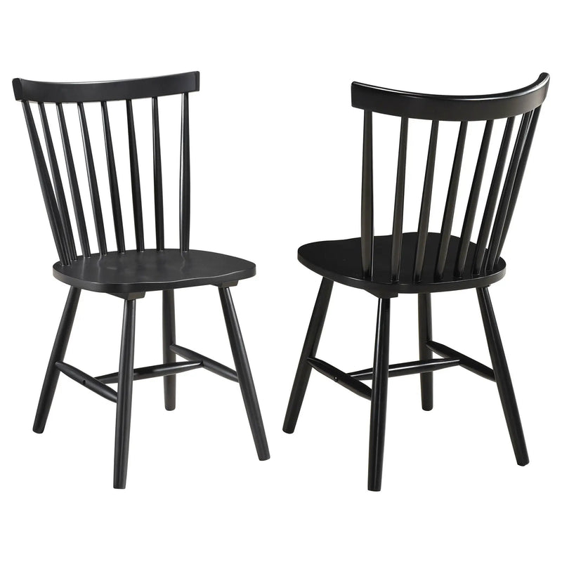 Hayward - Dining Side (Set of 2) - Black by HouseOfZazla