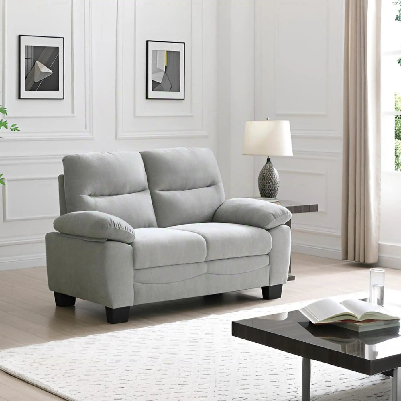 Summerton - Loveseat With Pillow Top Arms And Removable Back by HouseOfZazla