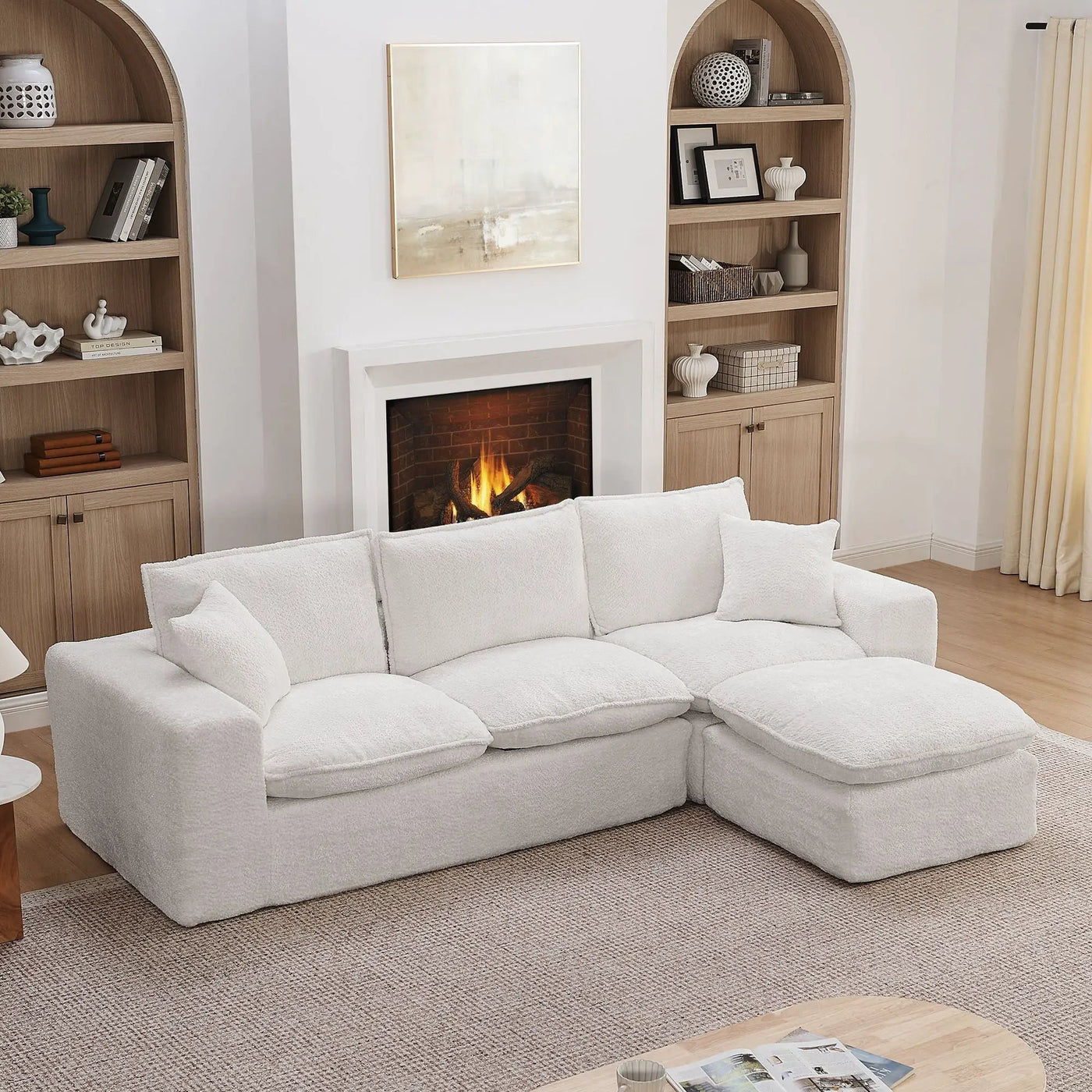 Sectional Sofa With Moveable Ottoman by HouseOfZazla