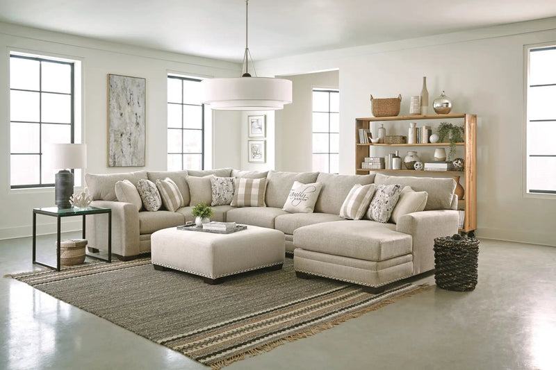 Salem - Cocktail Ottoman - Beige by Unique Piece Furniture
