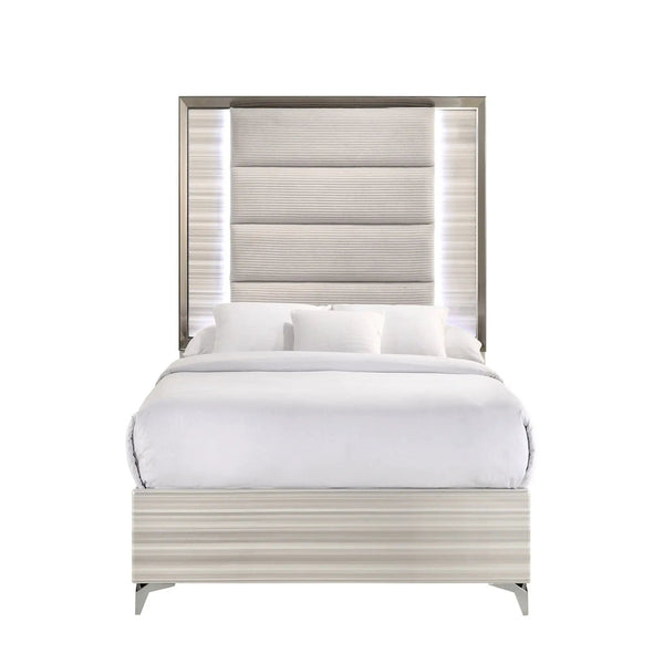 Star - 5 Pieces Bedroom Set Modern Design With LED