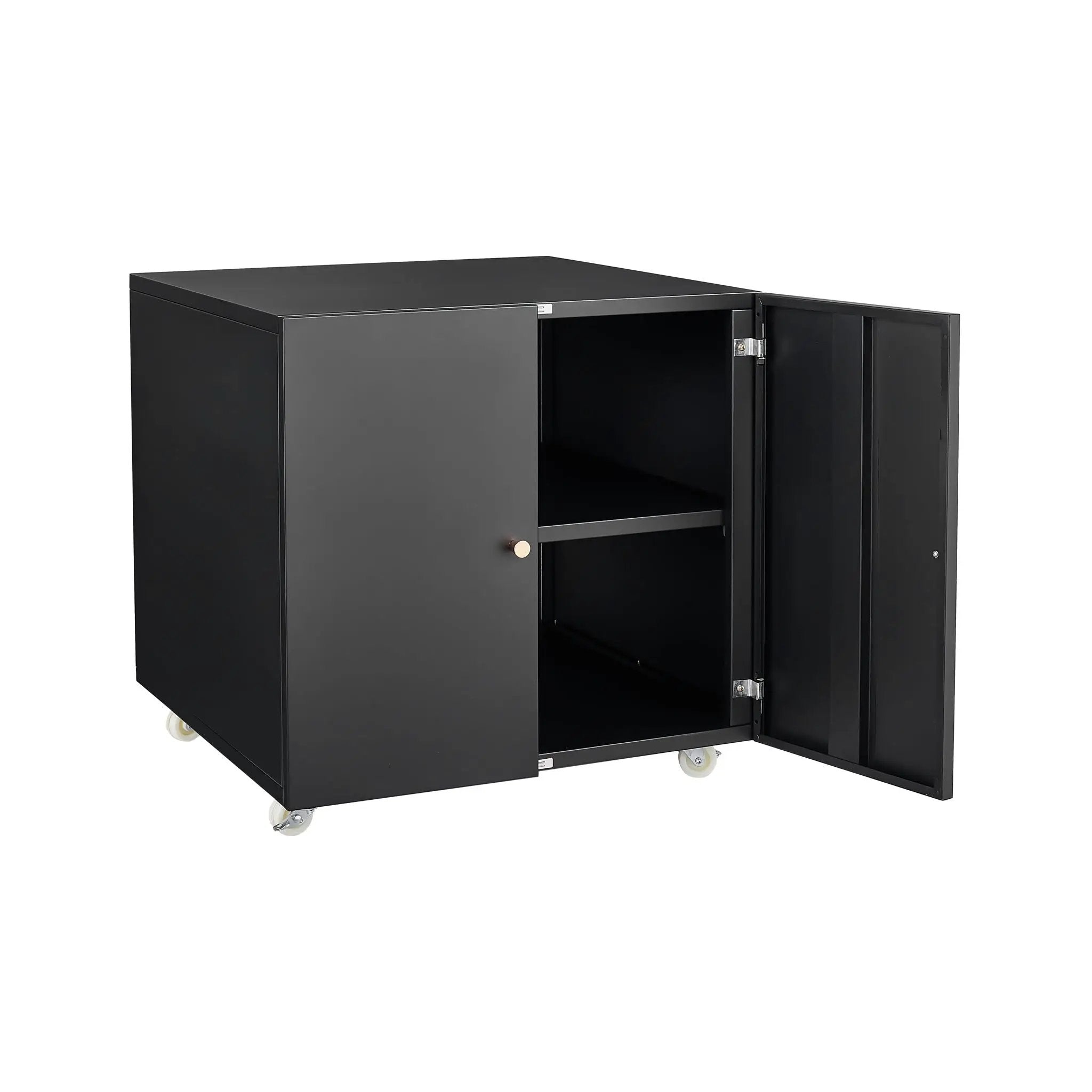 Office Furniture Copier Cabinet 2 Door Steel Copier Stand Mobile Pedestal File Printer Stand by HouseOfZazla