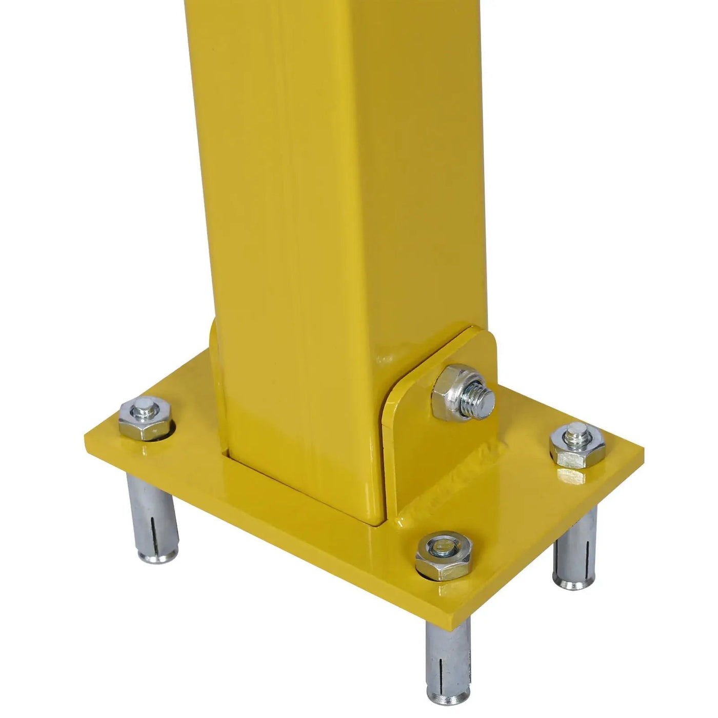Square Parking Bollard Pole Barrier With Lock for Car Parking Protection and Home Garage by HouseOfZazla