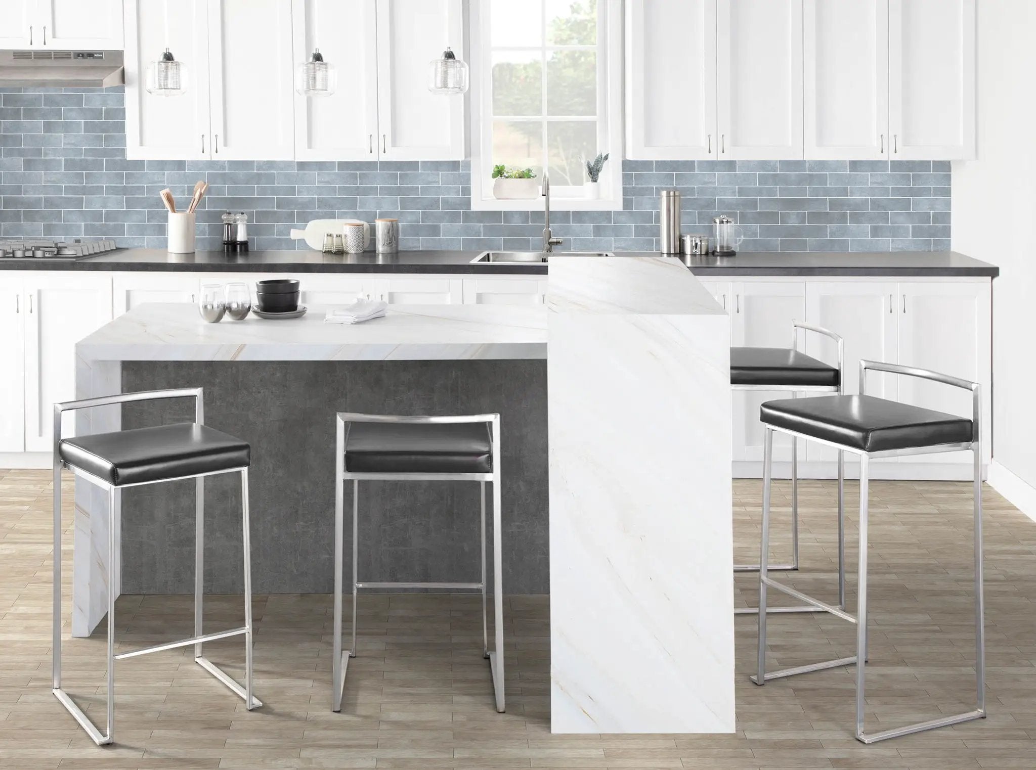 Fuji - Contemporary Stackable Design Barstool by Unique Piece Furniture