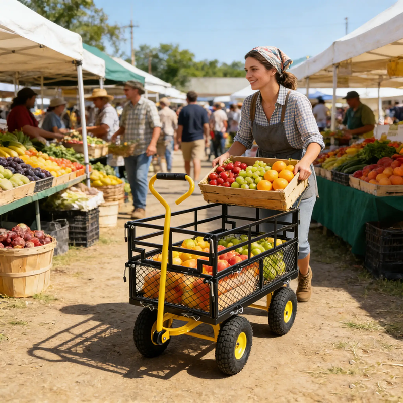Wagon Cart Garden Cart Trucks Make Transporting Firewood Easier by HouseOfZazla