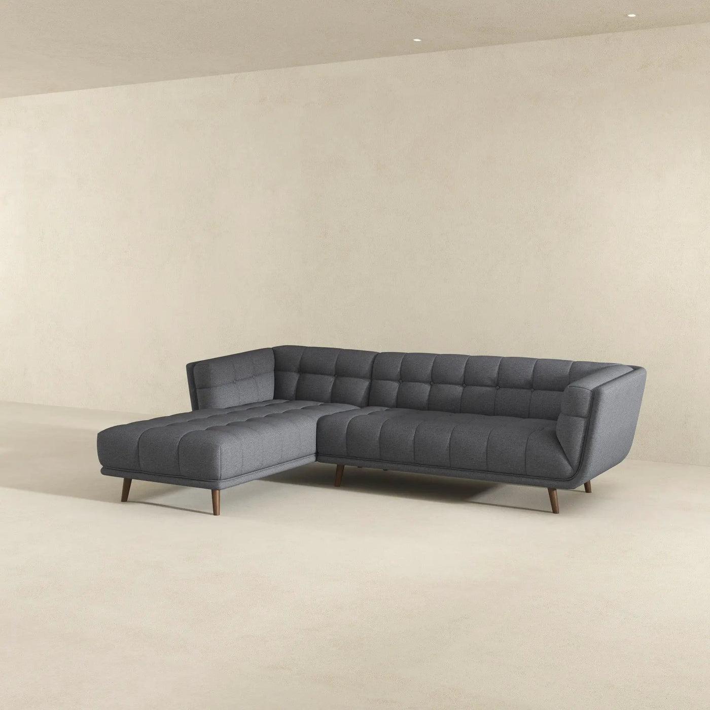 Addison - L Shape Sectional Sofa Tufted by HouseOfZazla
