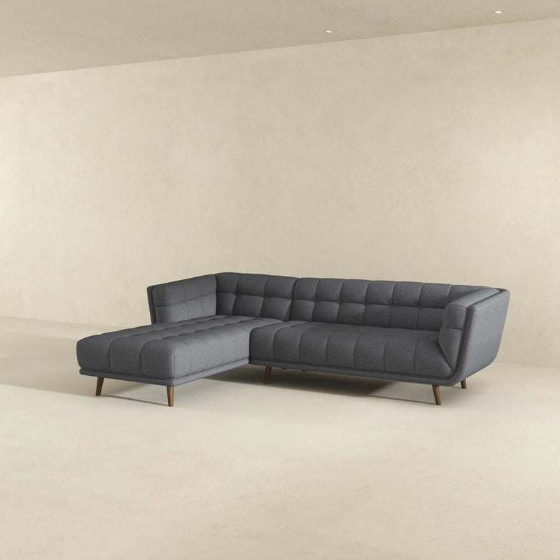 Addison - L Shape Sectional Sofa Tufted by HouseOfZazla