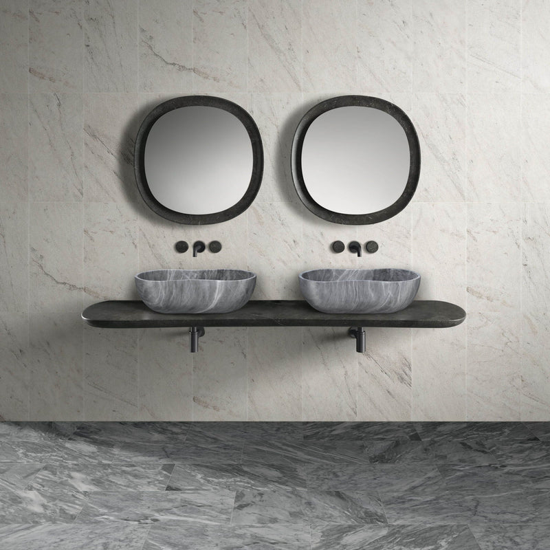 Bathroom Vessel Sink With Wavy Design by HouseOfZazla