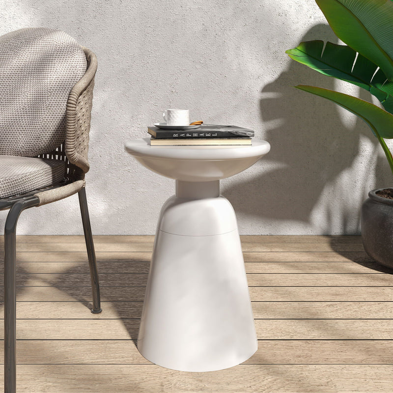 Outdoor Modern Metal End Large Table by HouseOfZazla