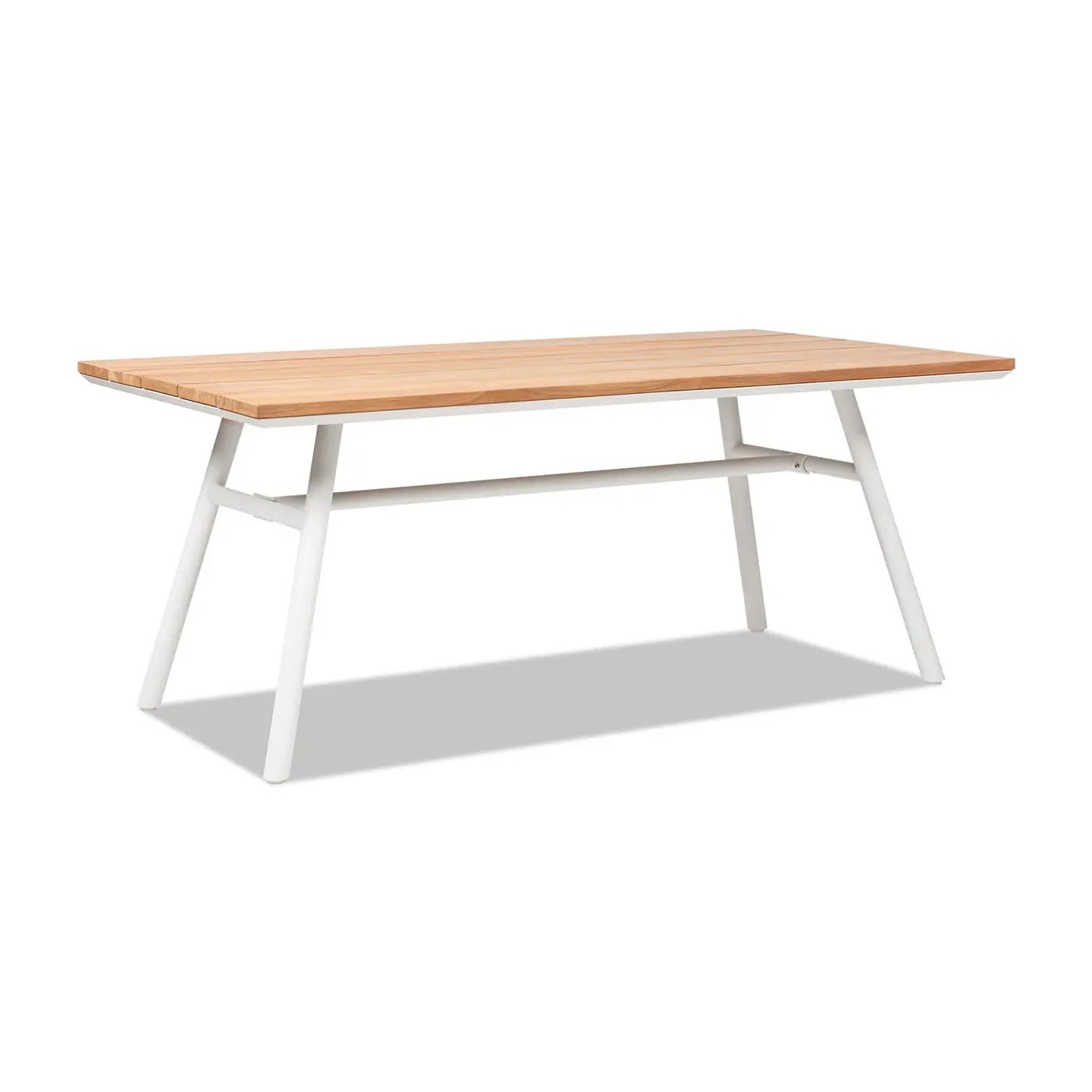 Maiden - 6 Seater Patio Dining Table - Natural Teak by Unique Piece Furniture