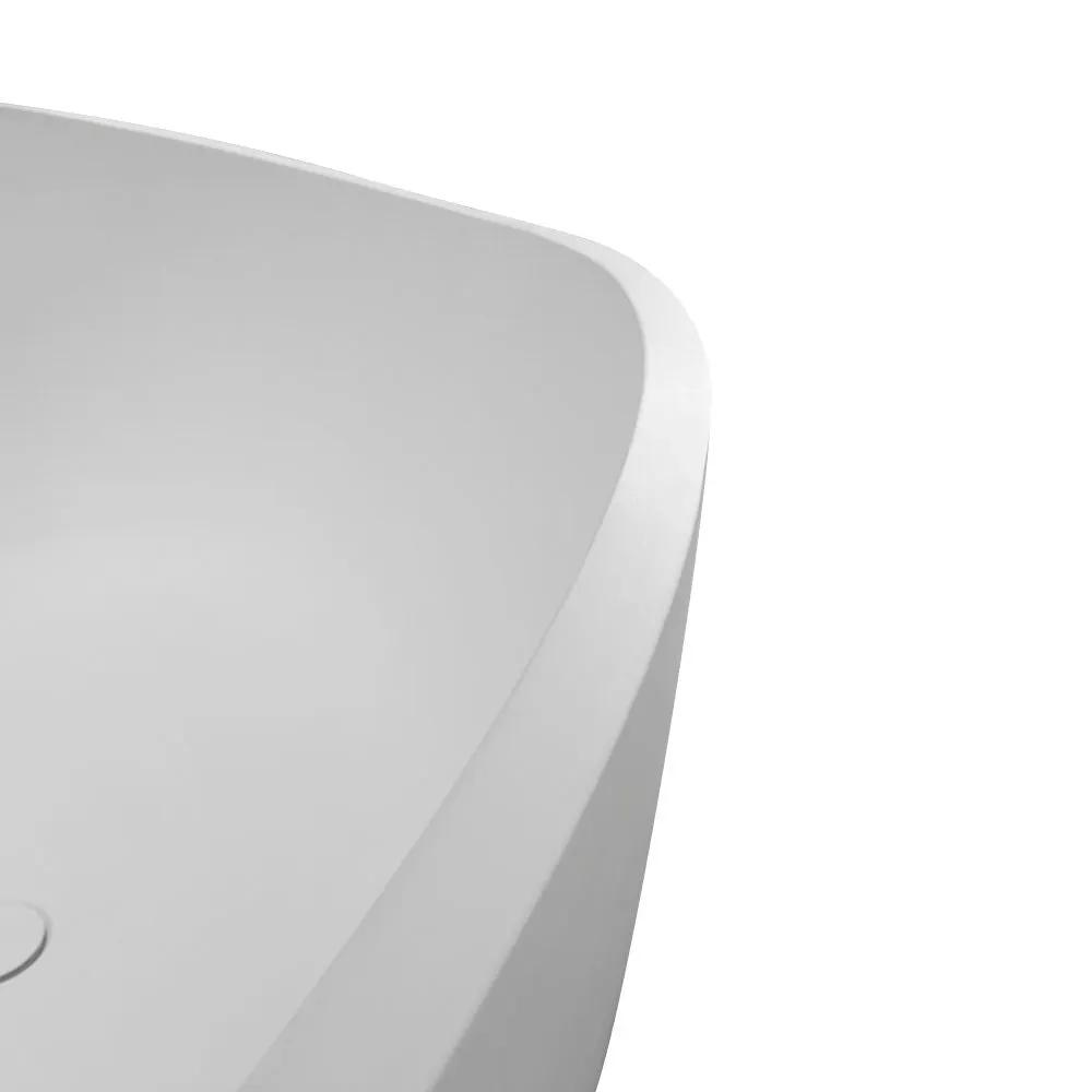 Freestanding Solid Surface Soaking Bathtub For Bathroom by HouseOfZazla